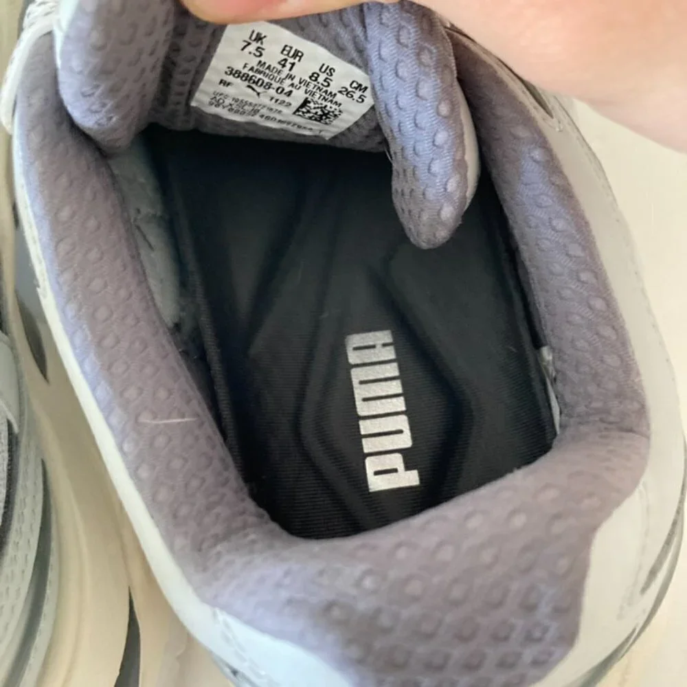 Puma Nano PDR Gray Lace Up Dad Sneakers Sz 41